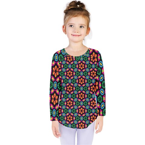 Pattern  Kids  Long Sleeve Tee by Sobalvarro