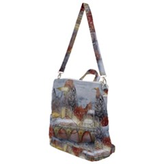 Airships Flight Travel Sky Crossbody Backpack by Wegoenart
