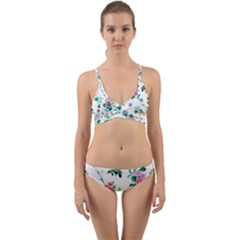 Leaves Wrap Around Bikini Set by Sobalvarro