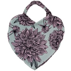 Flowers Giant Heart Shaped Tote by Sobalvarro