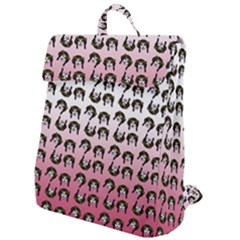 Retro Girl Daisy Chain Pattern Flap Top Backpack by snowwhitegirl