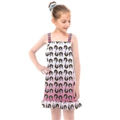 Retro Girl Daisy Chain Pattern Kids  Overall Dress by snowwhitegirl