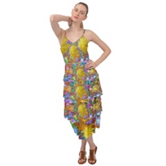 Apo Flower Power Layered Bottom Dress by WolfepawFractals