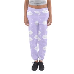 Kawaii Cloud Pattern Women s Jogger Sweatpants by Valentinaart