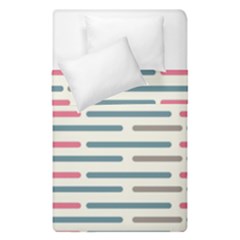 Long Lines Vector Pattern Duvet Cover Double Side (single Size) by Vaneshart