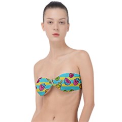 Summer Fruits Patterns Classic Bandeau Bikini Top  by Vaneshart
