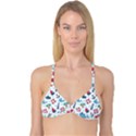 Seamless Pattern Nautical Icons Cartoon Style Reversible Tri Bikini Top View3