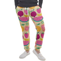 Seamless Pattern With Fruit Vector Illustrations Gift Wrap Design Men s Jogger Sweatpants by Vaneshart