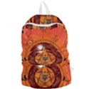 Awesome Skull On A Pentagram With Crows Foldable Lightweight Backpack View1
