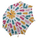 Tropic Fruit Pineapple Seamless Pattern Design Vector Illustration Hook Handle Umbrellas (Medium) View2