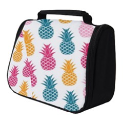 Tropic Fruit Pineapple Seamless Pattern Design Vector Illustration Full Print Travel Pouch (small) by Vaneshart