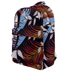 Trending Abstract Seamless Pattern With Colorful Tropical Leaves Plants Black Classic Backpack by Vaneshart