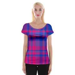 Bisexual Plaid Cap Sleeve Top by NanaLeonti