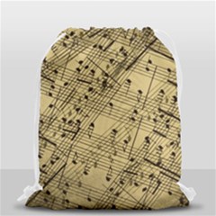 Music Nuts Sheet Drawstring Bag (small) by Mariart