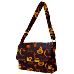 Funny Halloween Design Full Print Messenger Bag (s) by FantasyWorld7