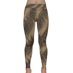 Texture Butterfly Skin Waves Classic Yoga Leggings by Vaneshart