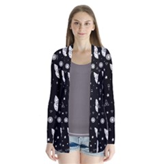 Gothic Cat Drape Collar Cardigan by Valentinaart