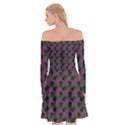 Black Rose Mauve Off Shoulder Skater Dress View2