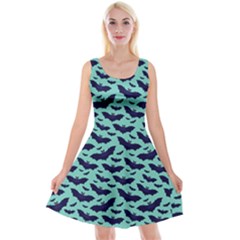 Scary Vampire Bat Reversible Velvet Sleeveless Dress by trulycreative