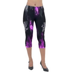Fushion By Traci K Lightweight Velour Capri Leggings  by tracikcollection