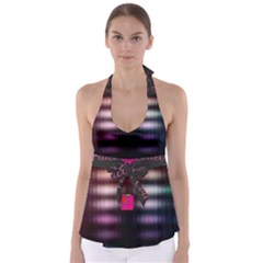 Aquarium By Traci K Babydoll Tankini Top by tracikcollection