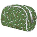Pepe the Frog Face pattern Green Kekistan meme Makeup Case (Medium) View2