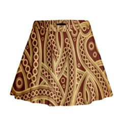Fine Pattern Mini Flare Skirt by Sobalvarro