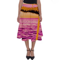 Pop Art Beach Umbrella  Perfect Length Midi Skirt by essentialimage