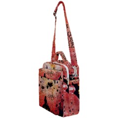 Funny Halloween Design, Cat, Pumpkin And Witch Crossbody Day Bag by FantasyWorld7