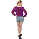 Peace Is Cool Again And Decorative Banded Bottom Chiffon Top View2