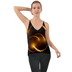 Flying Comets In The Cosmos Chiffon Cami by picsaspassion