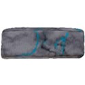 Marble light gray with bright cyan blue veins texture floor background retro neon 80s style neon colors print luxuous real marble Full Print Rope Handle Tote (Large) View3