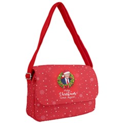 Make Christmas Great Again With Trump Face Maga Courier Bag by snek