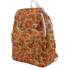 Oranges Background Texture Pattern Top Flap Backpack by HermanTelo
