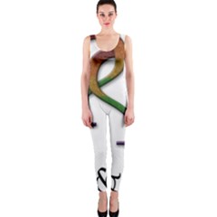 Mrs  And Mrs  One Piece Catsuit by LiveLoudGraphics