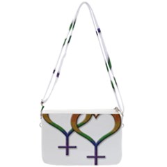 Mrs  And Mrs  Double Gusset Crossbody Bag by LiveLoudGraphics