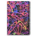 Abstrait Neon Colors 5.5  x 8.5  Notebook View2