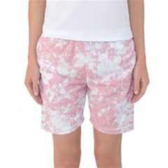 Degrade Rose/blanc Women s Basketball Shorts by kcreatif