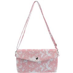 Degrade Rose/blanc Removable Strap Clutch Bag by kcreatif