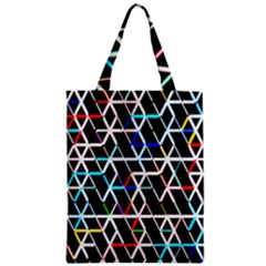 Abstrait Neon Zipper Classic Tote Bag by kcreatif