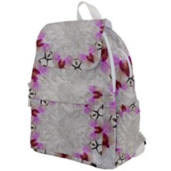 Orchidées Fleurs Abstrait Top Flap Backpack by kcreatif
