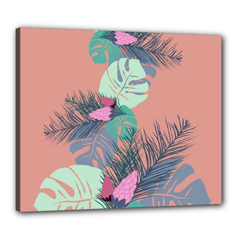 Leaves Canvas 24  X 20  (stretched) by Sobalvarro