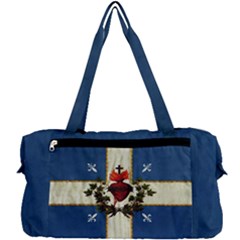 Quebec Flag Drapeau Québec Patriote Carillon Sacré-coeur Christian Catholic Old Vintage With Fleurs De Lys Multi Function Bag by Quebec