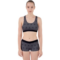 Gadsden Flag Don t Tread On Me Black And Gray Snake And Metal Gothic Crosses Work It Out Gym Set by snek