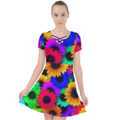 Colorful Sunflowers                                                Caught In A Web Dress by LalyLauraFLM