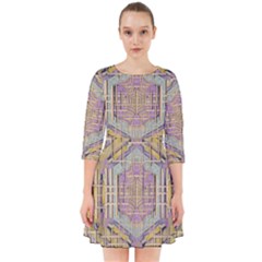 Temple Of Wood With A Touch Of Japan Smock Dress by pepitasart