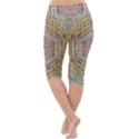 Temple Of Wood With A Touch Of Japan Lightweight Velour Cropped Yoga Leggings View4