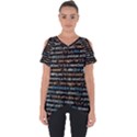 Close Up Code Coding Computer Cut Out Side Drop Tee View1