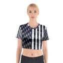 Architecture Building Pattern Cotton Crop Top View1