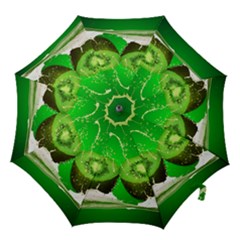 Kiwi Fruit Vitamins Healthy Cut Hook Handle Umbrellas (medium) by Amaryn4rt